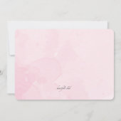 Pink Balloons Foto Einladung (Rückseite)