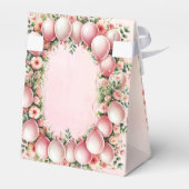 Pink Balloons Gefallen Box Geschenkschachtel (Rückseite)