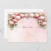 Pink Balloons Postkarte (Vorne/Hinten)