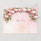 Pink Balloons Postkarte (Vorderseite)