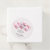 Pink Balloons Quinceañera Geschenkanhänger (Beispiel)