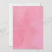 Pink Balloons Sie ist dabei, Pop Baby Shower Einladung (Rückseite)