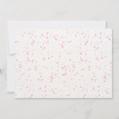 Pink Balloons Virtual Baby Dusche Einladung (Rückseite)