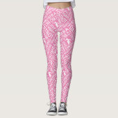Pink Ballroom Dance Leggings (Vorderseite)