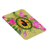 Pink Balsam Blume Bouquet & Letter Magnet (Rechte Seite)