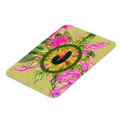 Pink Balsam Blume Bouquet & Letter Magnet (Linke Seite)
