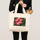 Pink Balsam Blume Jumbo Stoffbeutel (Vorderseite (Produkt))