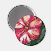Pink Balsam Blume Magnet (Vorderseite/Rückseite)