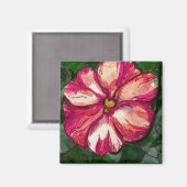 Pink Balsam Blume Magnet (Vorderseite/Rückseite)
