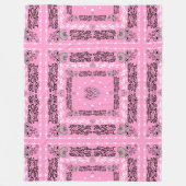 Pink Bandana Fleecedecke (Vorderseite)