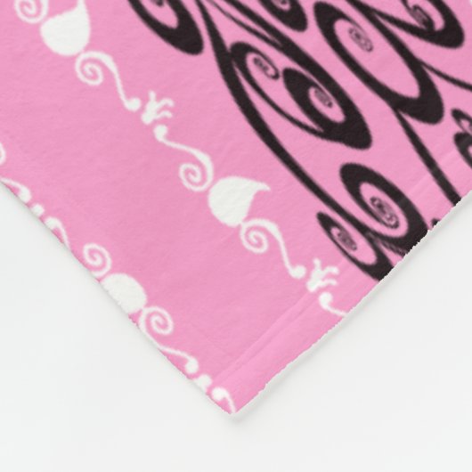 Pink Bandana  Fleecedecke (Ecke)