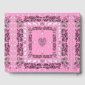 Pink Bandana Gästebuch (Rückseite)