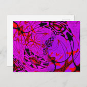 Pink Bandit Postkarte (Vorne/Hinten)