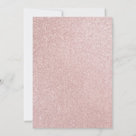 Pink Baptism Einladung (Rückseite)