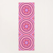 Pink Base Mandala Yogamatte (Rückseite)
