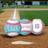 Pink Baseball Drip