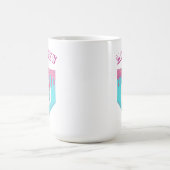 Pink Baseball Drip Kaffeetasse (Mittel)