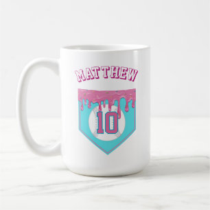 Pink Baseball Drip Kaffeetasse