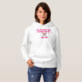 Pink Baseball MY KID KANN NICHT IMMER SCHWIMMEN Hoodie (Vorne ganz)