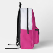 Pink Basketball Backpack School Sports Team Player Bedruckter Rucksack (Links)