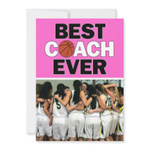 Pink Basketball Coach Bestes je individuelles Foto