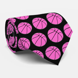 Pink Basketball Coach Brustkrebs Bewusstsein Krawatte