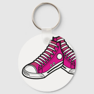 Pink Basketball Sneaker Schlüsselanhänger