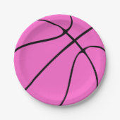 Pink Basketball Teller (Vorderseite)