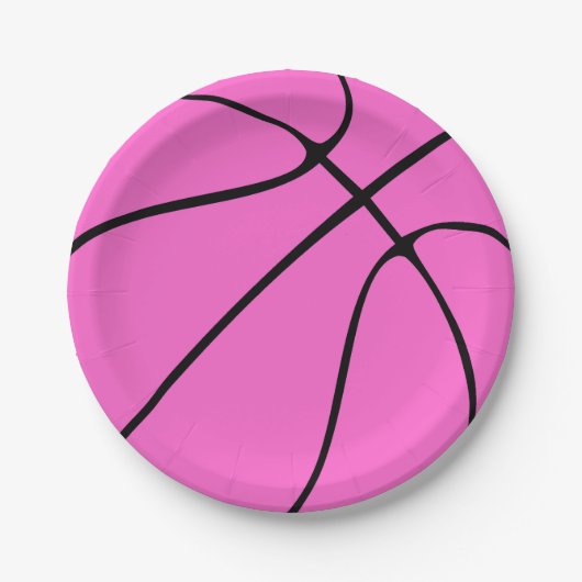 Pink Basketball Teller (Vorderseite)
