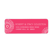 Pink Bat Mitzvah Sternexplosion Typ Bold Boho Ansc (Vorne)