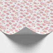 Pink Bath Time Wrapper Geschenkpapier (Ecke)