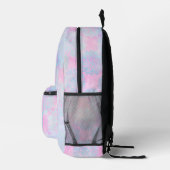 Pink Batik Backpack Bedruckter Rucksack (Rechts)