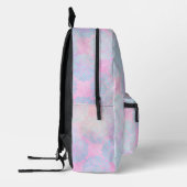 Pink Batik Backpack Bedruckter Rucksack (Links)