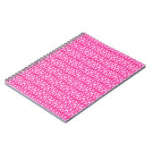 Pink Batik Notizblock (Linke Seite)