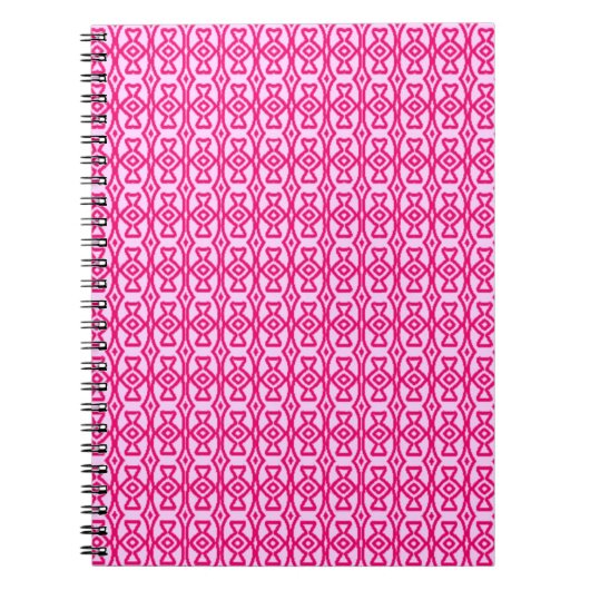 Pink Batik Notizblock (Vorderseite)