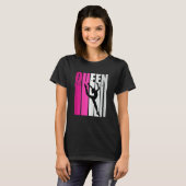 Pink Baton Twirling Gymnast Queen Gymnastics Daugh T-Shirt (Vorne ganz)