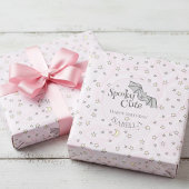 Pink Batty, Stars & Moons Niedlich Geschenkpapier