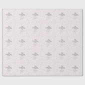 Pink Batty, Stars & Moons Niedlich Geschenkpapier (Flach)