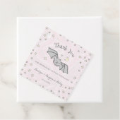 Pink Batty, Stars & Moons Niedlich Vielen Dank Geschenkanhänger (Beispiel)