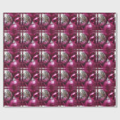 Pink Baubles Packpapier (Flach)
