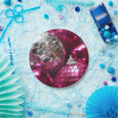 Pink Baubles Papier Teller (Party)