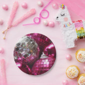 Pink Baubles Papier Teller (Party)