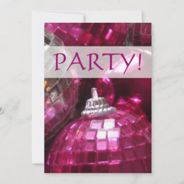 Pink Baubles 'Party' Einladung! Einladung