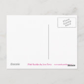 Pink Baubles Postkarte (Rückseite)