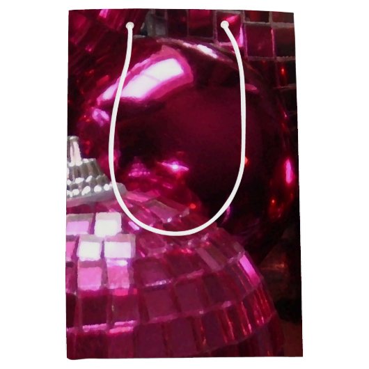 Pink Baule Geschenktasche Mittlere Geschenktüte (Vorderseite)