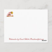 Pink Bavorois Postkarte (Rückseite)