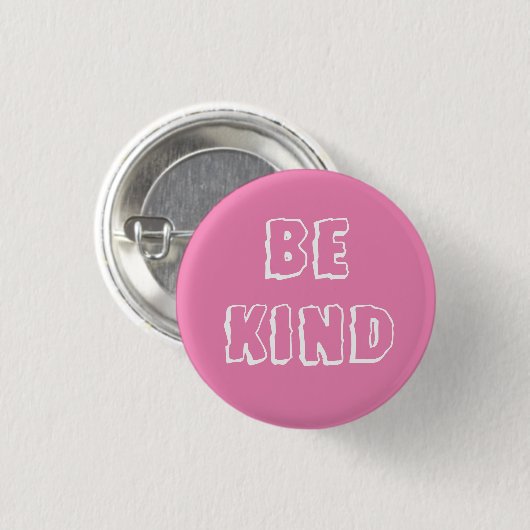 Pink-be-Kind-Taste Button (Vorne & Hinten)