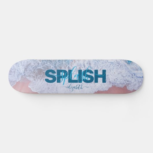 Pink Beach Bermuda Skateboard (Horizontal)
