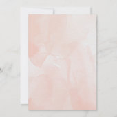 Pink Beach Junggeselinnen-Abschied Einladung (Rückseite)