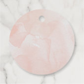 Pink Beach Junggeselinnen-Abschied Gefallen Tag Geschenkanhänger (Rückseite)